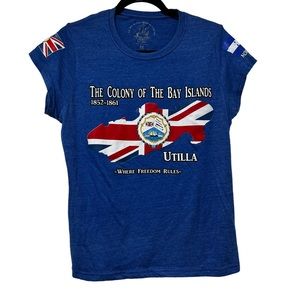The Bay Islands Heritage Company “Utilla” T-Shirt Women’s Size M